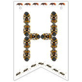 ハッピーバースデーバグをテーマにしたバナー バンティングフラッグ (第2の旗)