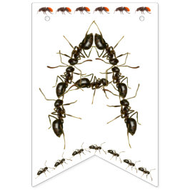 ハッピーバースデーバグをテーマにしたバナー バンティングフラッグ