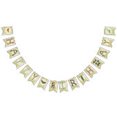 ハッピーバースデーバグをテーマにしたバナー |虫の旗 バンティングフラッグ (全)