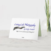 ハッピーバースデーバタフライカード カード (裏面)