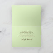 ハッピーバースデーバタフライカード カード (内部)