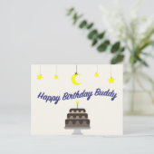 ハッピーバースデーバディ葉書byシャヒクマ ポストカード (スタンド正面)