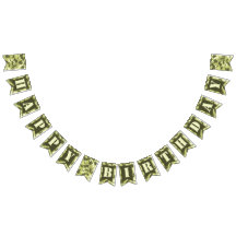 ハッピーバースデーバナーの緑迷彩柄