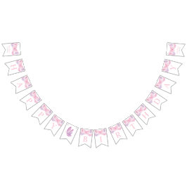 ハッピーバースデーバナーガールズバタフライバンティング バンティングフラッグ