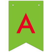 ハッピーバースデーバナー バンティングフラッグ (第3の旗)