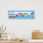 ハッピーバースデーバナー ポスター (キッチン)