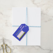 ハッピーバースデーバニラケーキ ギフトタグ (より糸つき)