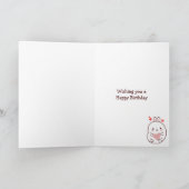 ハッピーバースデーバニーハート カード (内部)