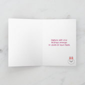 ハッピーバースデーバニーラビット カード (内部)