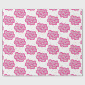 ハッピーバースデーバブル文字 ラッピングペーパー (フラット)