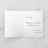 ハッピーバースデーバラ個人用可能カード カード (内部)