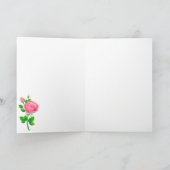 ハッピーバースデーバラ カード (内部)