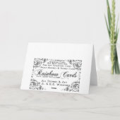 ハッピーバースデーバラ カード (裏面)