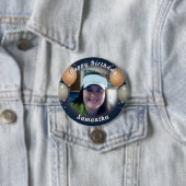 ハッピーバースデーバルーンとフォトボタン 缶バッジ (インサイチュ)