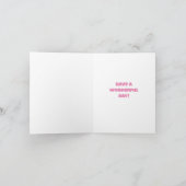 ハッピーバースデーバルーンカード カード (内部)