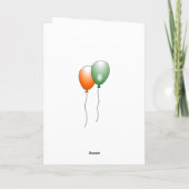 ハッピーバースデーバルーンカード カード (裏面)