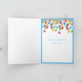 ハッピーバースデーバルーンケーキ紙吹雪 カード (内部)