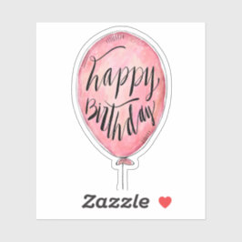 ハッピーバースデーバルーンシール シール