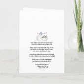 ハッピーバースデーバルーン動物カード サンキューカード (裏面)