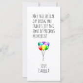 ハッピーバースデーバルーン (裏面)