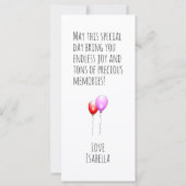 ハッピーバースデーバルーン (裏面)