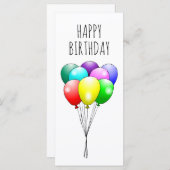 ハッピーバースデーバルーン (正面/裏面)