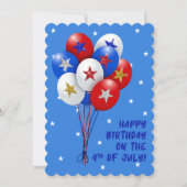 ハッピーバースデーバルーン7月4日 (正面)