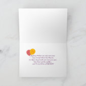 ハッピーバースデーバルーン カード (内部)