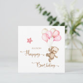 ハッピーバースデーバルーン カード (スタンド正面)