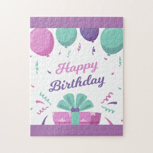 ハッピーバースデーバルーン ジグソーパズル (縦)