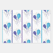 ハッピーバースデーバルーン ラッピングペーパーシート (正面3)