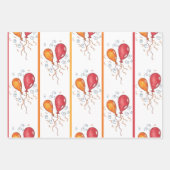 ハッピーバースデーバルーン ラッピングペーパーシート (正面2)