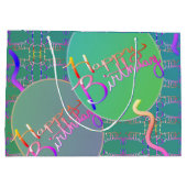 ハッピーバースデーバルーン ラージペーパーバッグ (裏面)