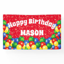 ハッピーバースデーバルーン