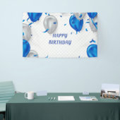 ハッピーバースデーバルーン 横断幕 (トレードショー)