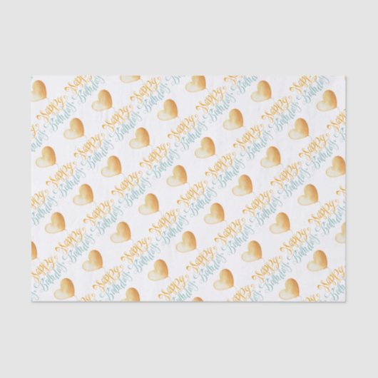 ハッピーバースデーバルーン 薄葉紙 (正面)