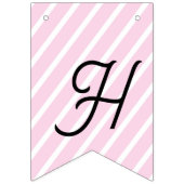 ハッピーバースデーバレエ靴花 バンティングフラッグ (第2の旗)