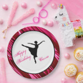 ハッピーバースデーバレリパーソナライズされたナ紙プレート ペーパープレート (パーティー)