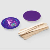 ハッピーバースデーバレリーナ銀河系 パーソナライズされた ハンドファン (組立なし)