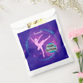 ハッピーバースデーバレリーナ銀河系 パーソナライズされた フェイバーバッグ (封をした状態)
