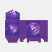 ハッピーバースデーバレリーナ銀河系 パーソナライズされた フェイバーボックス (折り畳みなし)