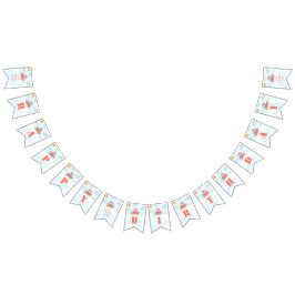 ハッピーバースデーバンティング旗象パイロットパーティー バンティングフラッグ