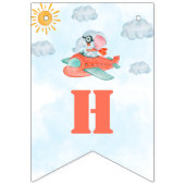 ハッピーバースデーバンティング旗象パイロットパーティー バンティングフラッグ (第2の旗)