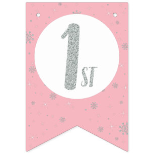 ハッピーバースデーバンティンフラッグ – ガール誕生日 バンティングフラッグ