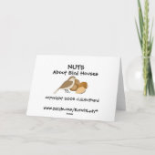 ハッピーバースデーバードハウスカード カード (裏面)