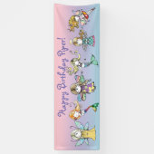 ハッピーバースデーパイパーバナー 横断幕 (縦)