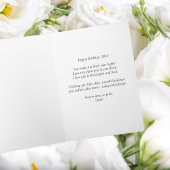 ハッピーバースデーパイロット旅行飛行機ハート カード