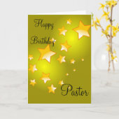 ハッピーバースデーパスター カード (黄色い花)
