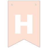 ハッピーバースデーパステルレインボーバンティングフラグ バンティングフラッグ (第2の旗)