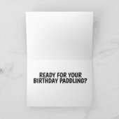 ハッピーバースデーパドルパドルカード カード (内部)